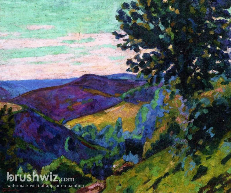 Crozant Landscape By Armand Guillaumin Oil Painting Reproduction