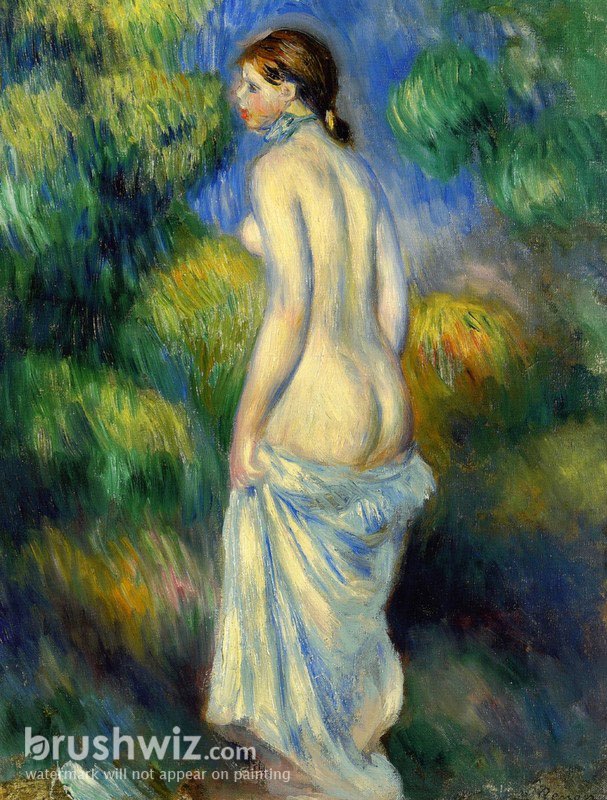 Standing Nude By Pierre Auguste Renoir Oil Painting Reproduction