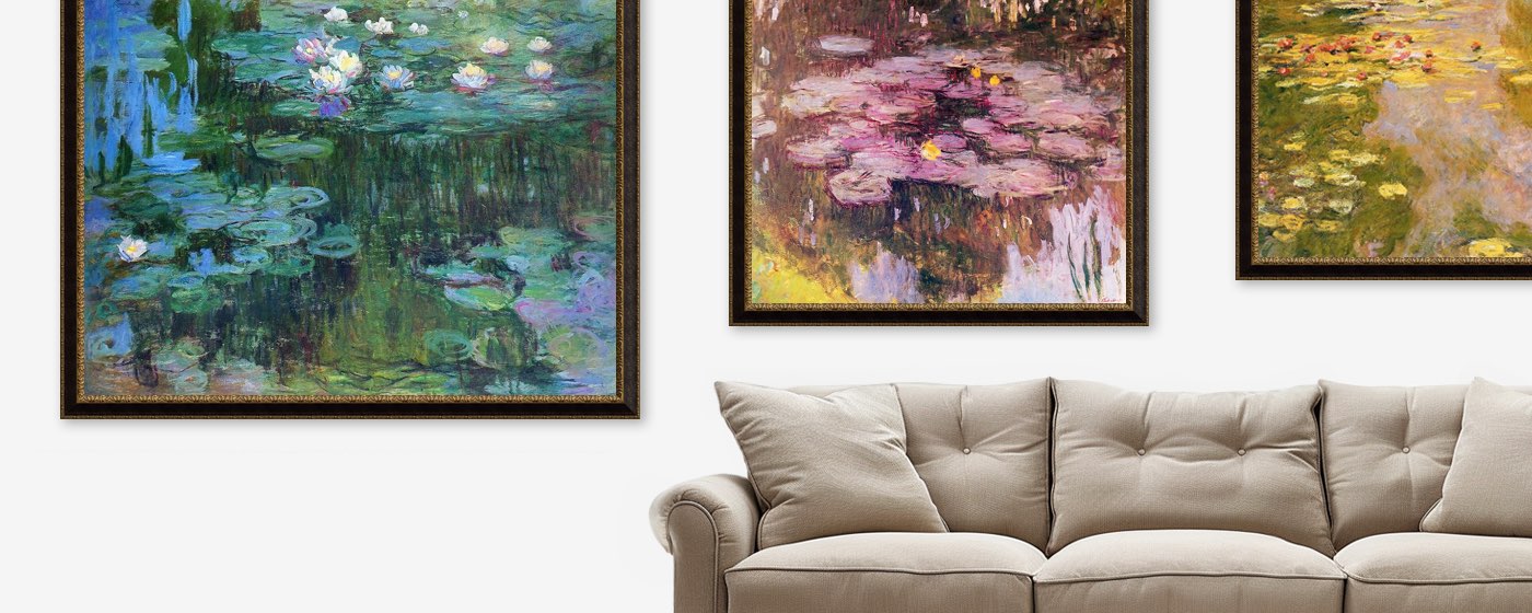 Monet’s Water Lilies Reproductions