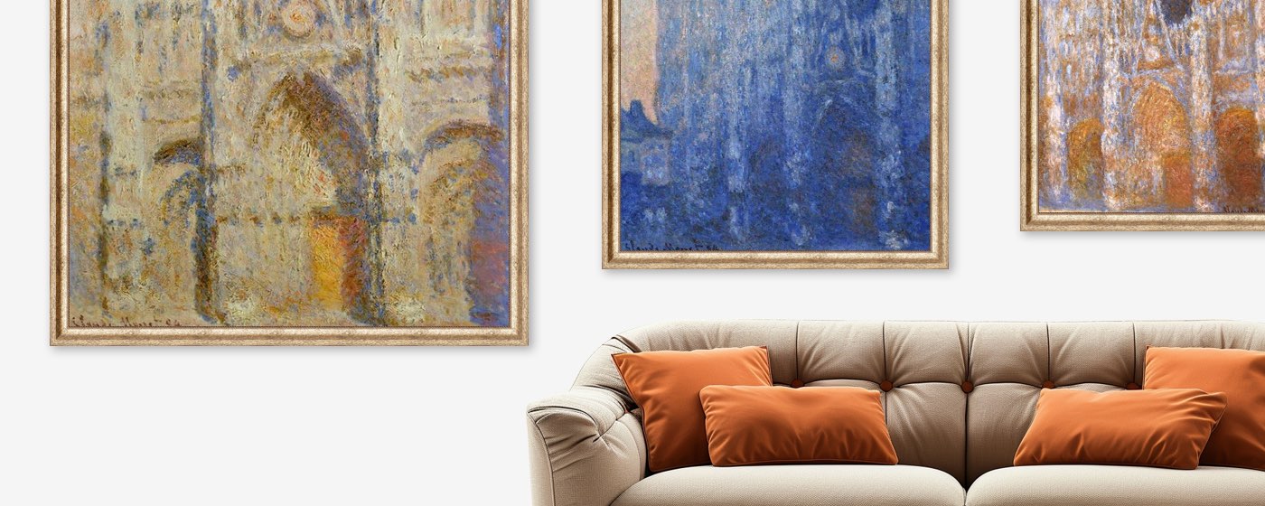 Monet’s Rouen Cathedral Reproductions