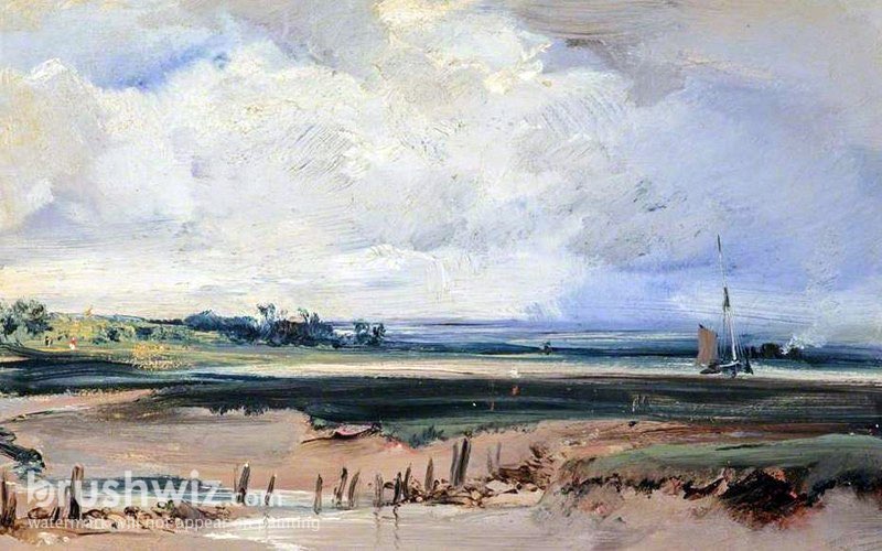 Richard Parkes Bonington: Seapiece: Off the French Coast Picture