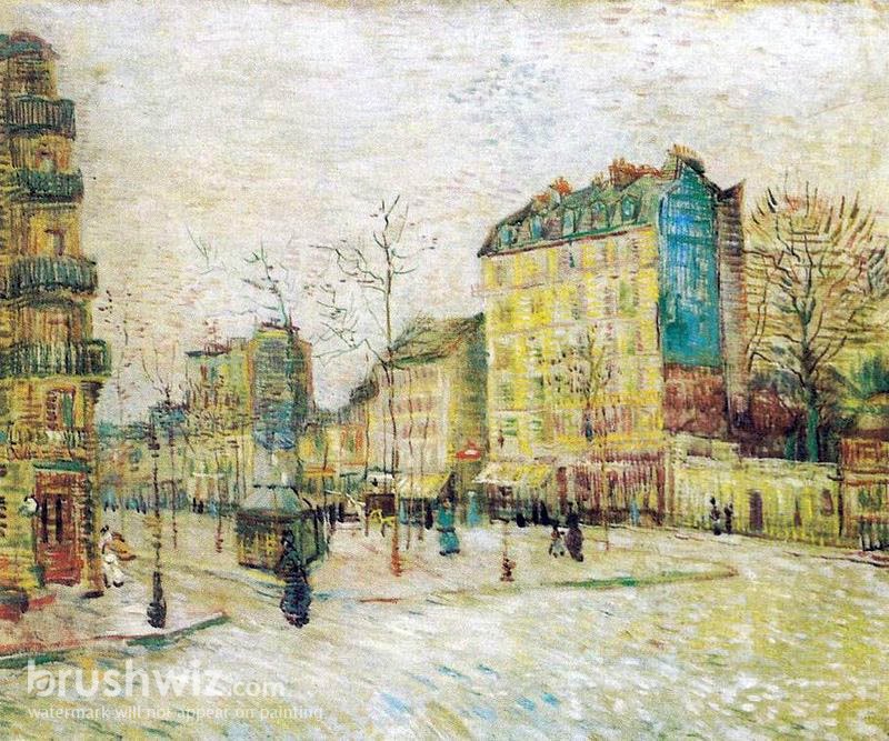 Boulevard De Clichy by Vincent Van Gogh - Oil Painting Reproduction