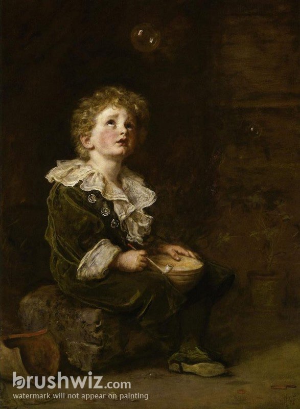 Bubbles By John Everett Millais - Oil Painting Reproduction