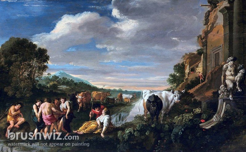 Landscape with Bathers and Shepherds