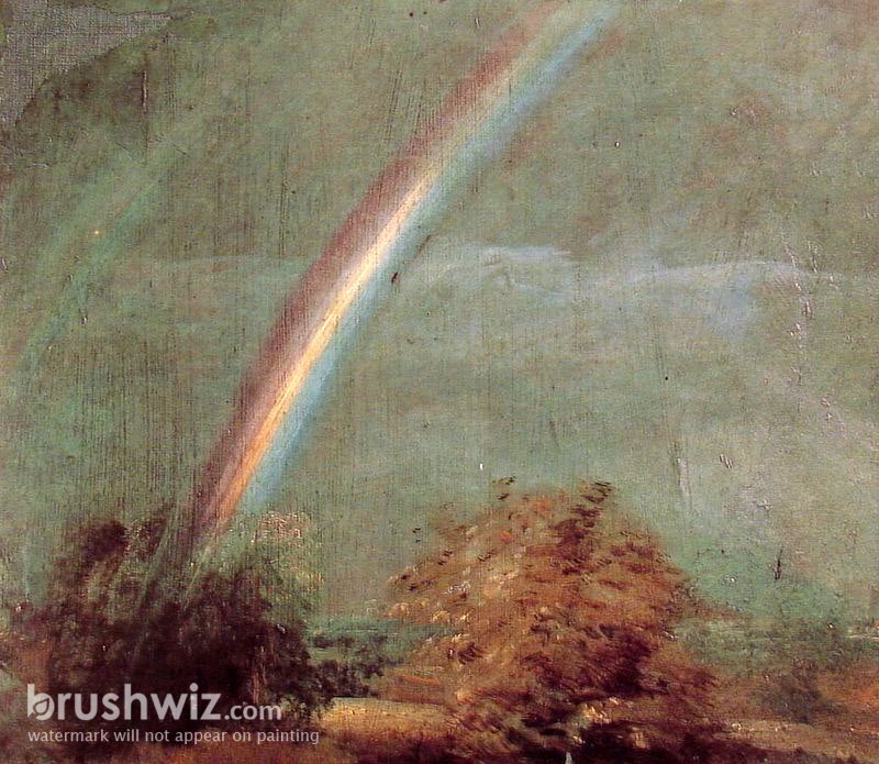 rainbow oil painting