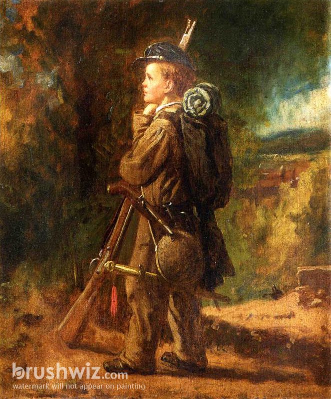 Boy Fishing by Eastman Johnson