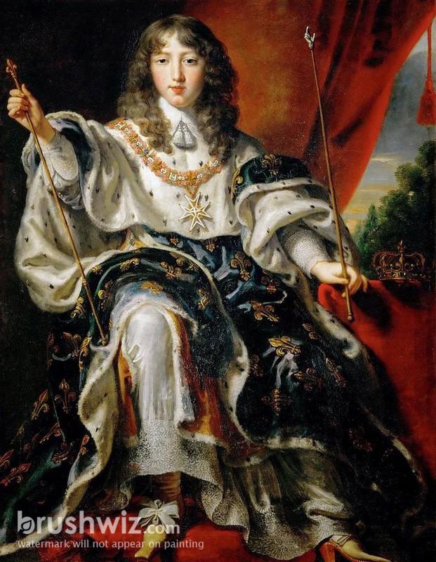 Louis XIV by Justus Van Egmont - Oil Painting Reproduction