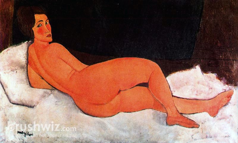 Lying Nude by Amedeo Modigliani Oil Painting Reproduction