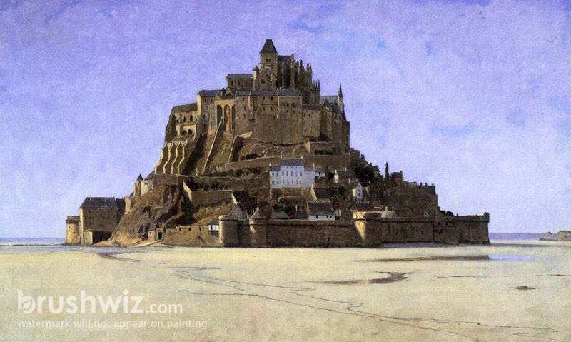 https://api.brushwiz.com/images/paintings/m/Mont_Saint_Michel_by_William_Stanley_Haseltine_A63.jpg