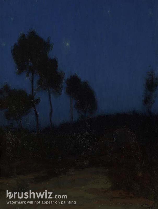【在庫一掃】 Nocturnal Painting Oil - Tanner Ossawa Henry by Landscape アニメ