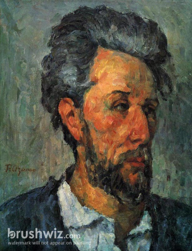 Portrait Of Victor Chocquet By Paul Cezanne - Oil Painting Reproduction