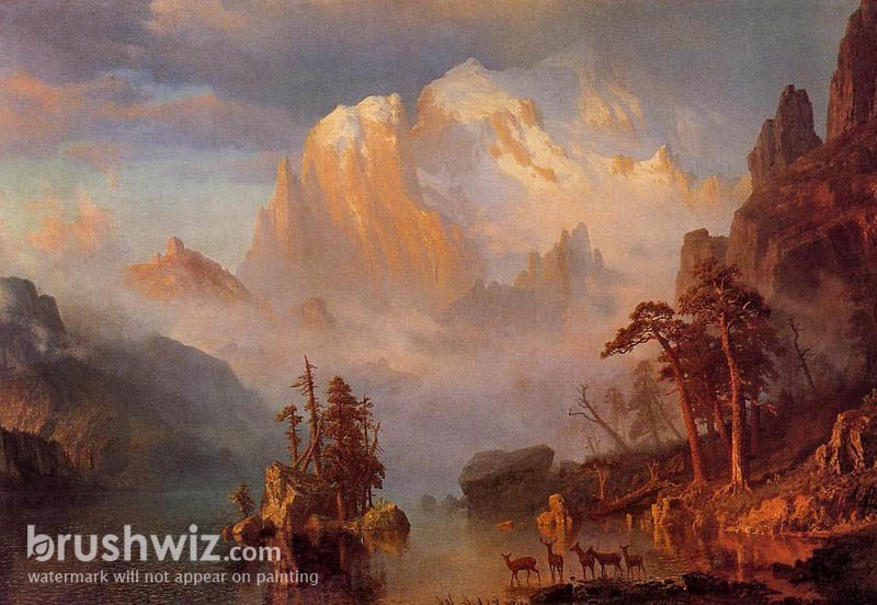 albert bierstadt oil paintings