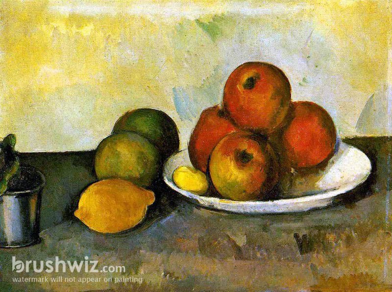 cezanne fruit bowl painting