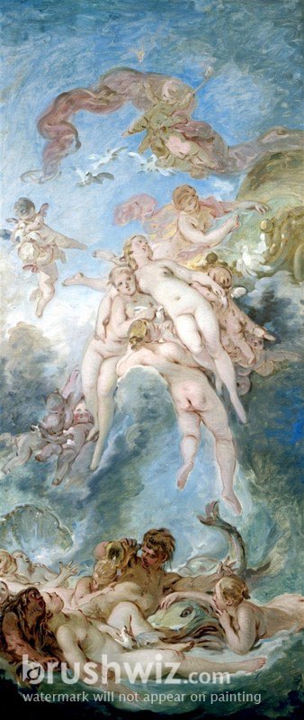 Birth of Venus Francois Boucher Classic nude Painting in Oil for Sale
