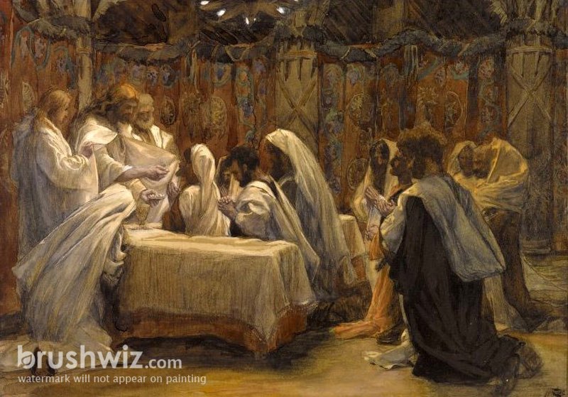 The Communion Of The Apostles by James Jacques Joseph Tissot Oil