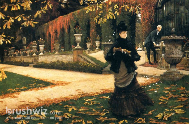 The Letter by James Jacques Joseph Tissot Oil Painting Reproduction