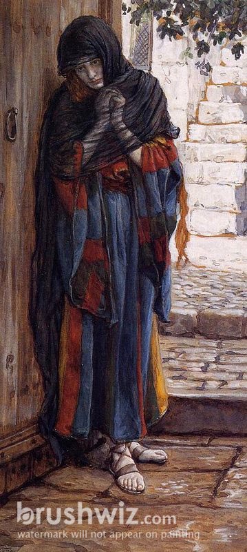 The Repentant Magdalene by James Jacques Joseph Tissot Oil