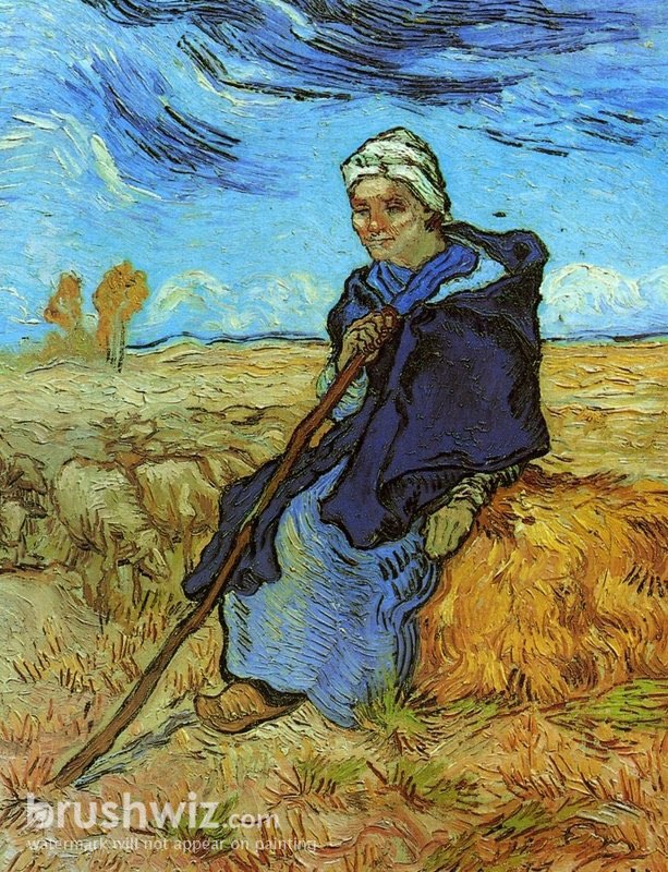 Vincent van Gogh - The Reaper (after Millet) - Van Gogh Museum