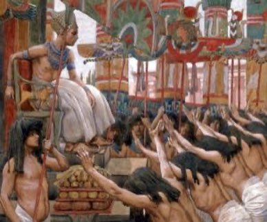 The Egyptians Are Destroyed by James Jacques Joseph Tissot Oil