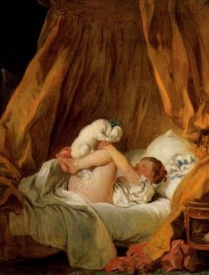 The Musical Contest, Fragonard, Painting Reproduction 2956