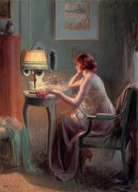 The Letter by Delphin Enjolras - Oil Painting Reproduction