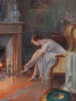 The Letter by Delphin Enjolras - Oil Painting Reproduction