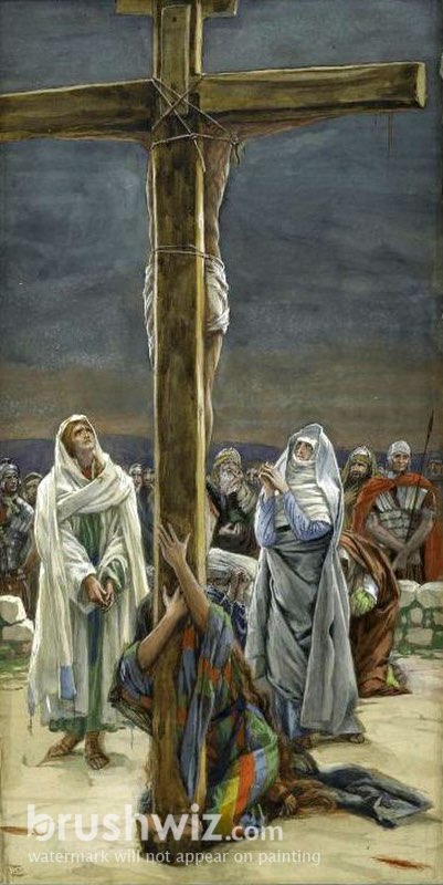 Woman Behold Thy Son by James Jacques Joseph Tissot Oil Painting